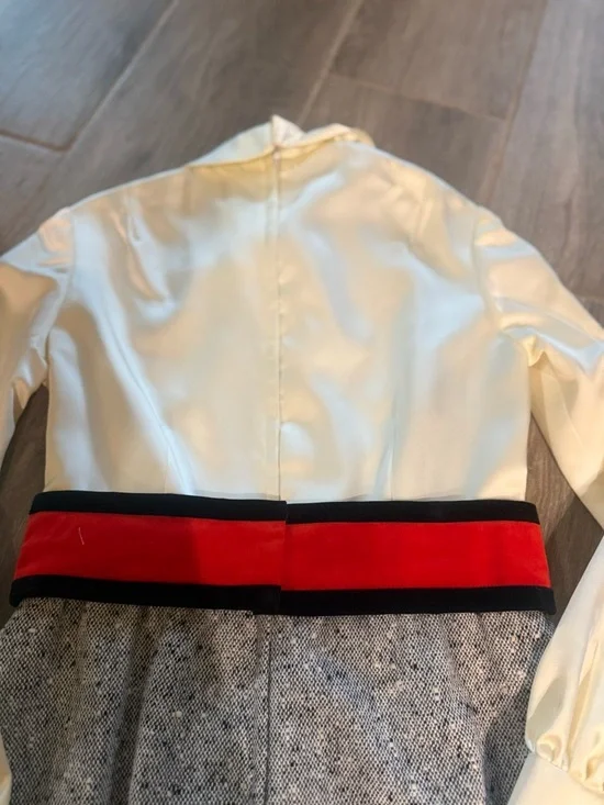 Vintage 1960s Jeremy Alan Phillips Dress, belt, vest Set, Chanel style - Picture 11 of 16